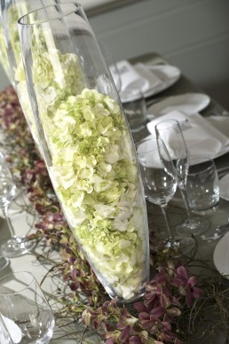 modern wedding centrepieces